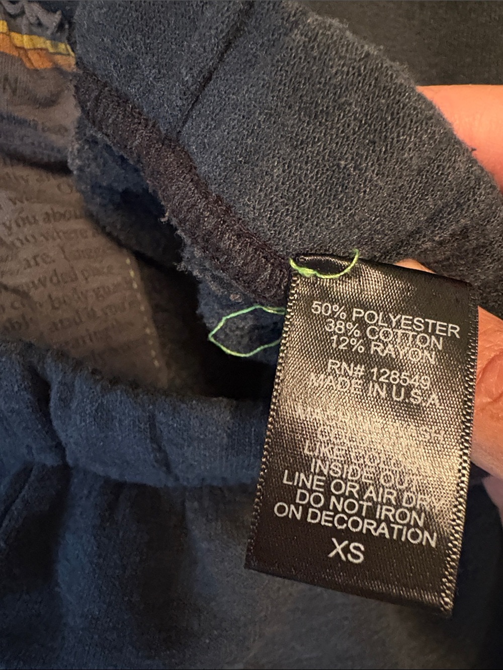 Aviator Nation Charcoal Sweatpants with Sunset Patch XS - Excellent Condition - Picture 5 of 6